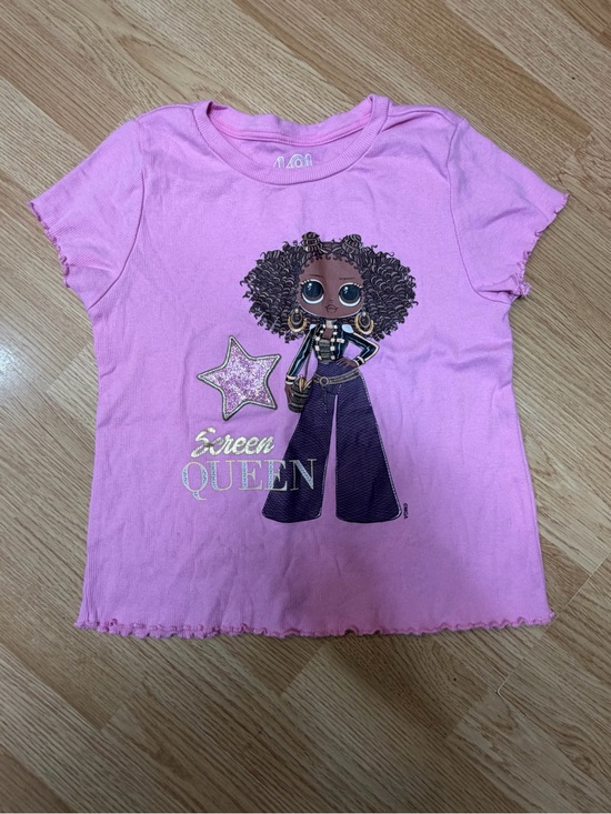 L.O.L. Surprise! Other - LOL Surprise Screen Queen Girls Pink Graphic Tee Short Sleeve Cotton Size XL